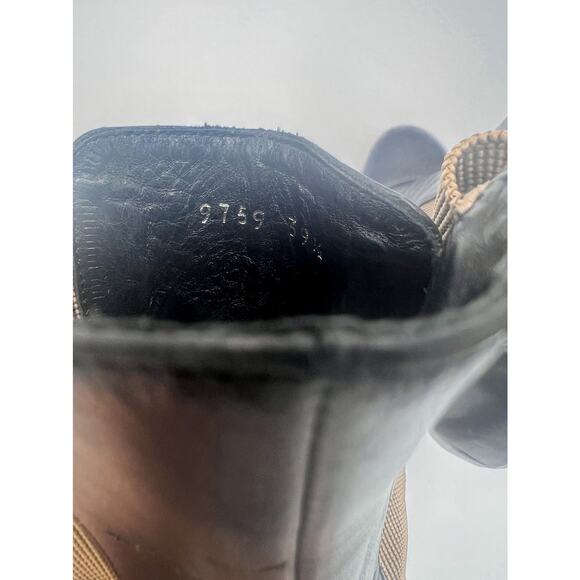 Dries Van Noten Black Heeled Leather Boots EUC Sz 9 - Picture 9 of 12